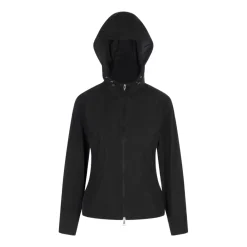 Jakker<Moncler e Frakker med Polyester og Bomuld Sort