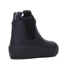 Støvler|Chelsea Boots^Bally e gummibelagte kalvesko Sort