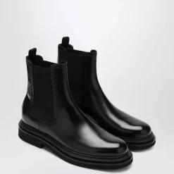 Chelsea Boots<Dolce & Gabbana e Lave Støvler STIVALE BASSO Sort