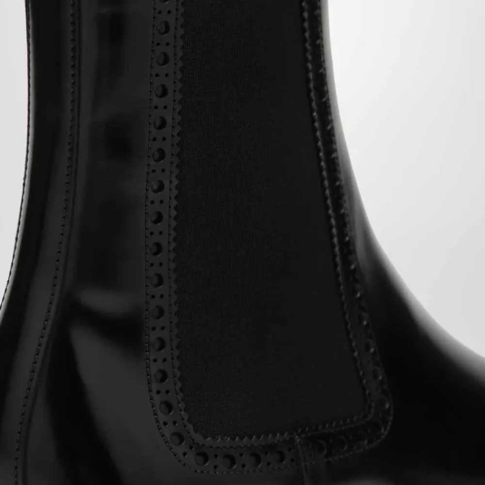Chelsea Boots<Dolce & Gabbana e Lave Støvler STIVALE BASSO Sort
