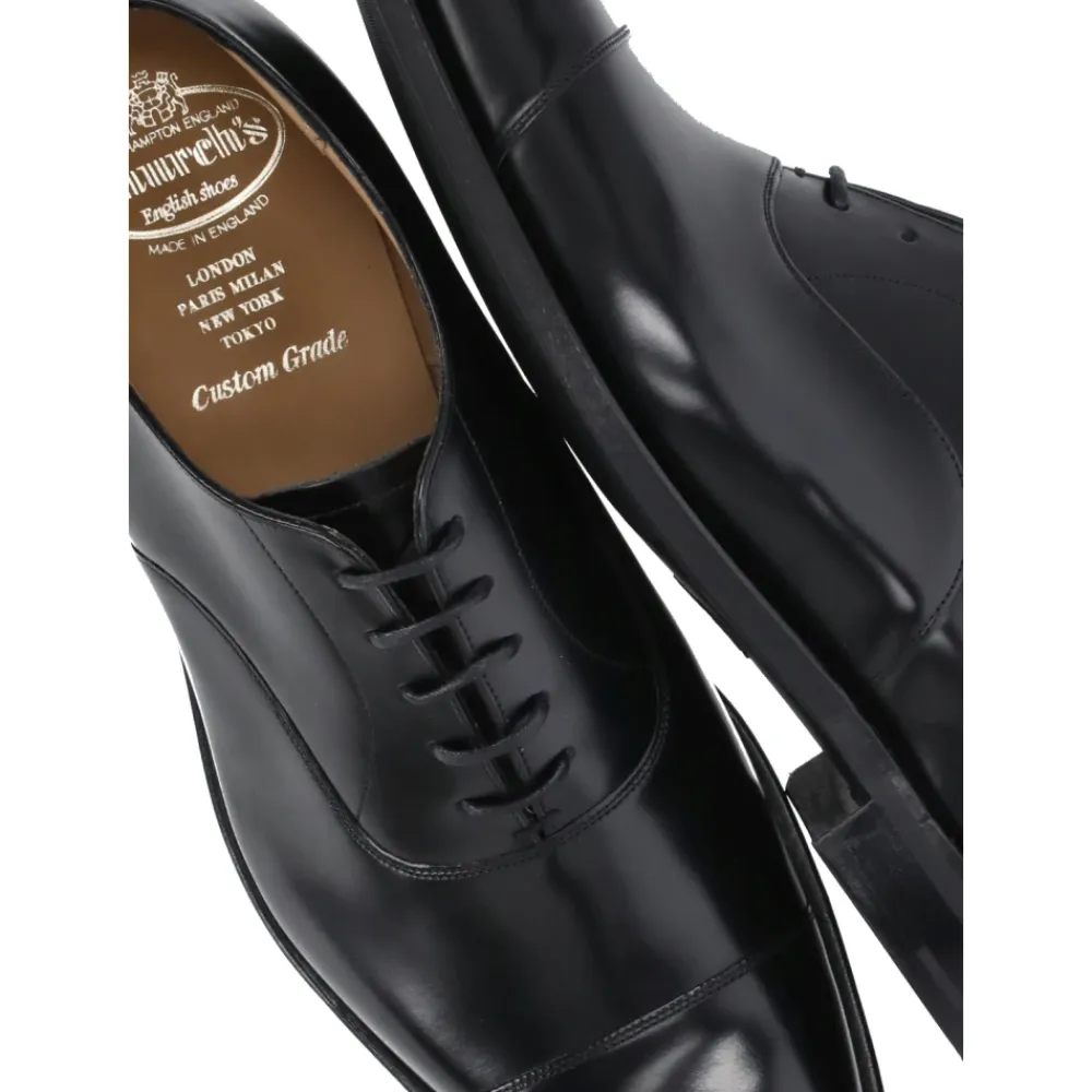 Business Sko^Church's e Læder Snøresko Sort