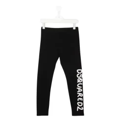 Underdele<Dsquared2 e leggings med print og logo Sort