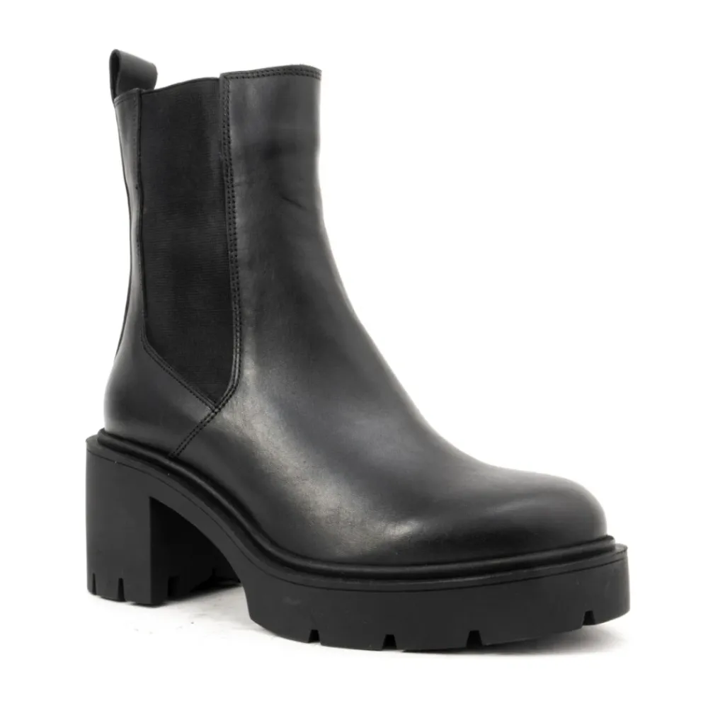 Chelsea Boots<La Conte e Lukkede Booties til Kvinder Sort