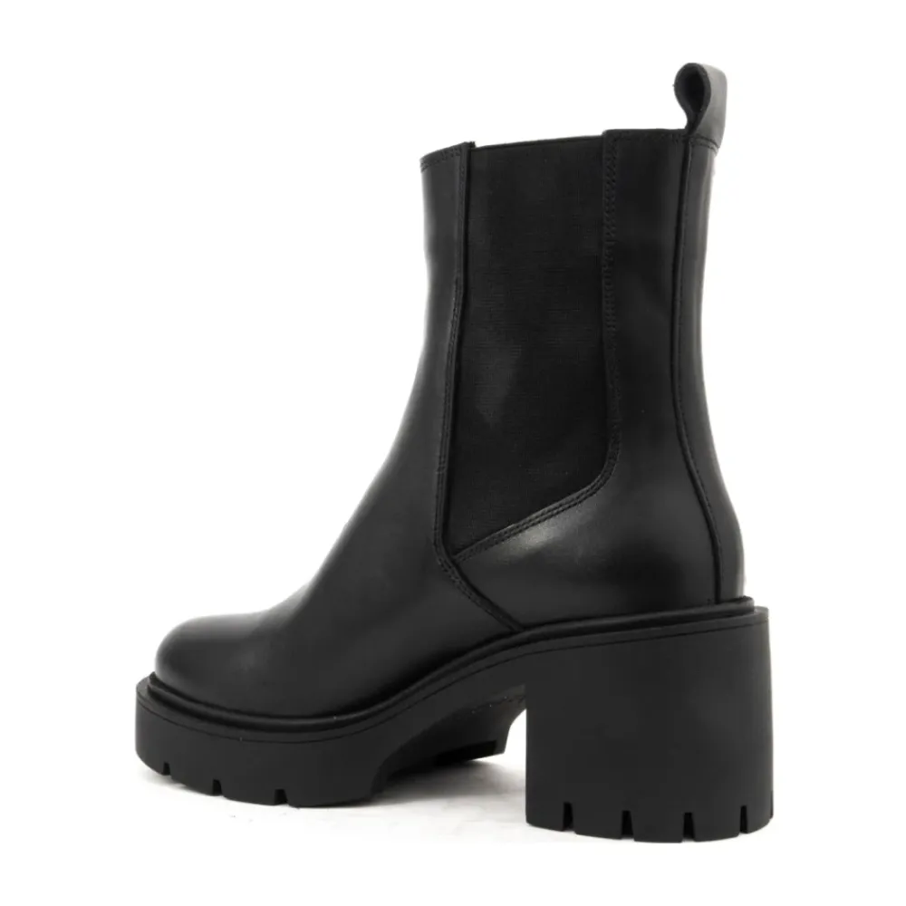 Chelsea Boots<La Conte e Lukkede Booties til Kvinder Sort