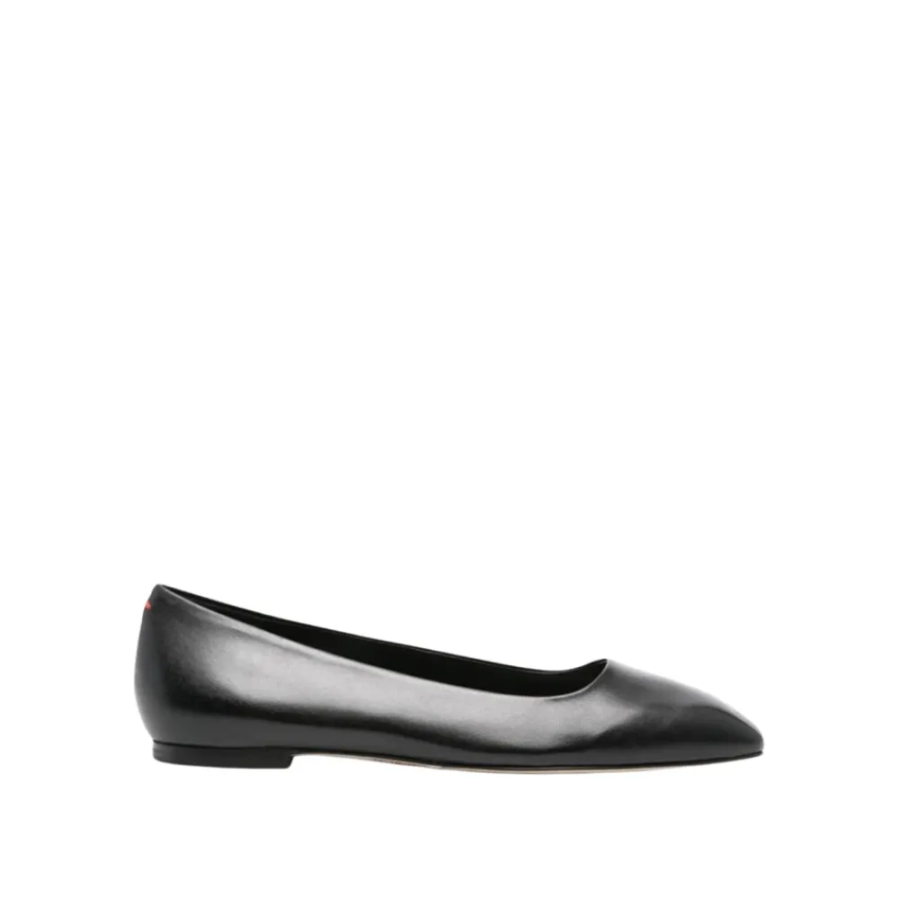 Ballerina Sko<aeyde e SquareToe Ballet Flats Sort