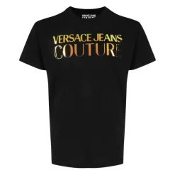 T-Shirts^Versace Jeans Couture e T-shirts Sort
