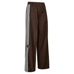 Bukser<Haute L'Amitié Sporty Baggy Track Pants med Striber Brun