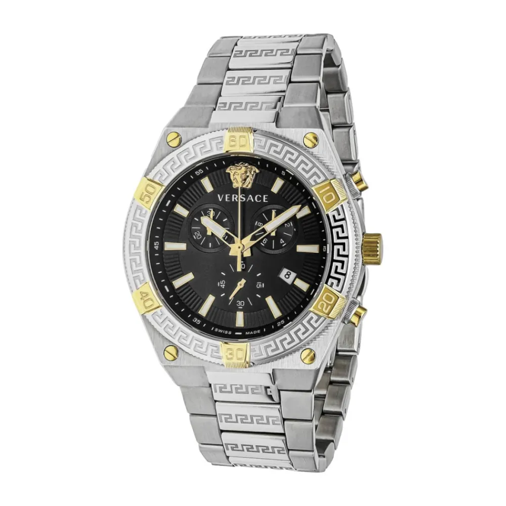 Ure<Versace SPORTY GRECA Chronograph Ur Multifarvet