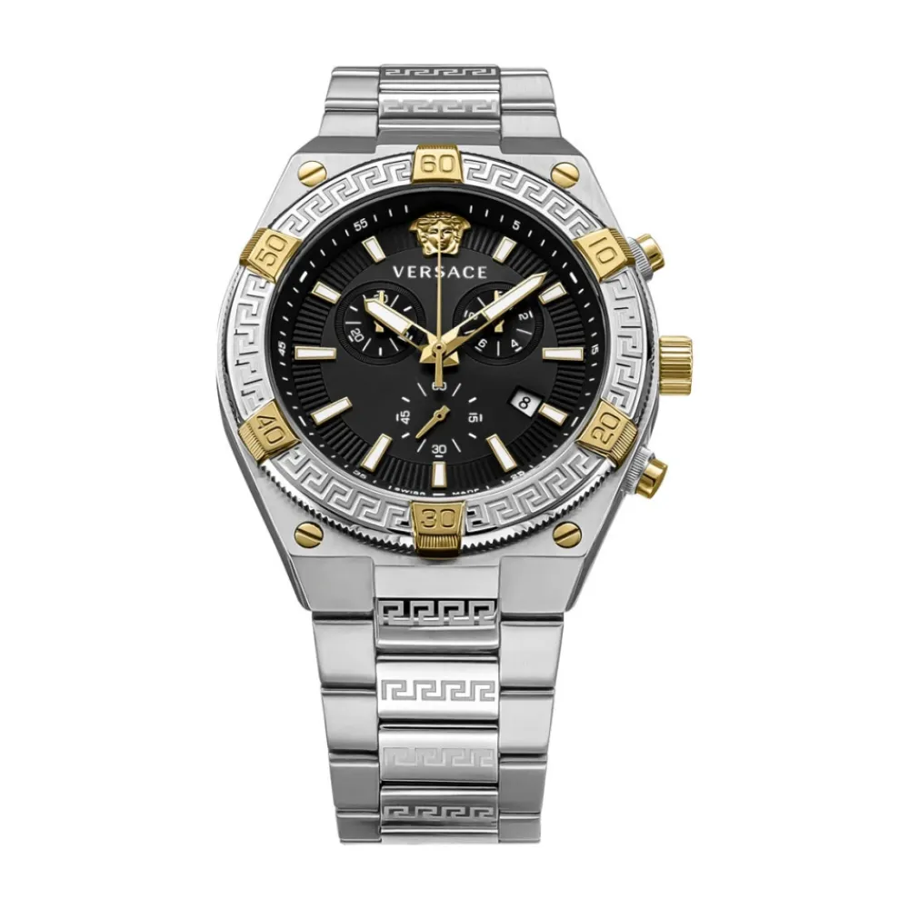 Ure<Versace SPORTY GRECA Chronograph Ur Multifarvet
