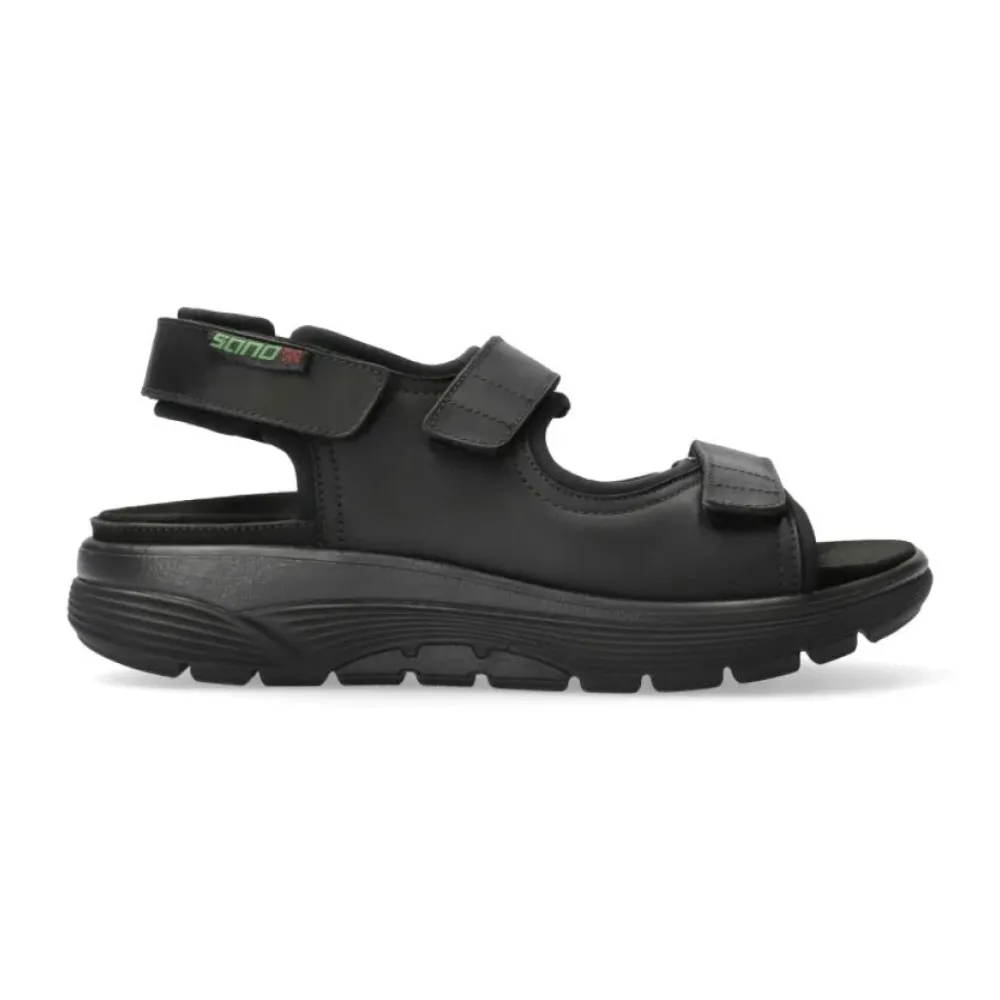 Sandaler<Mephisto Sporty Herre Rullende Sandal Sort