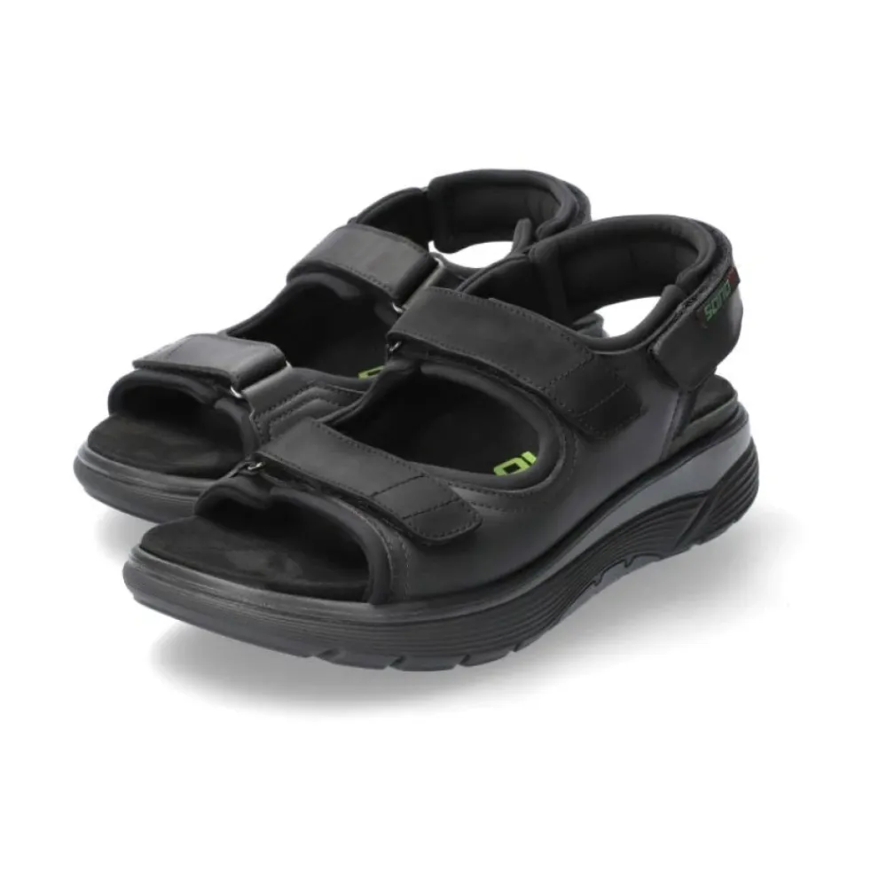 Sandaler<Mephisto Sporty Herre Rullende Sandal Sort