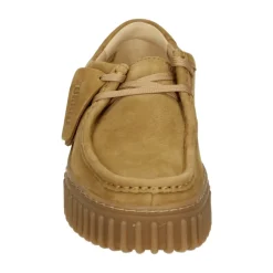 Snøresko^Clarks Sporty lavt damesko i cognac Brun