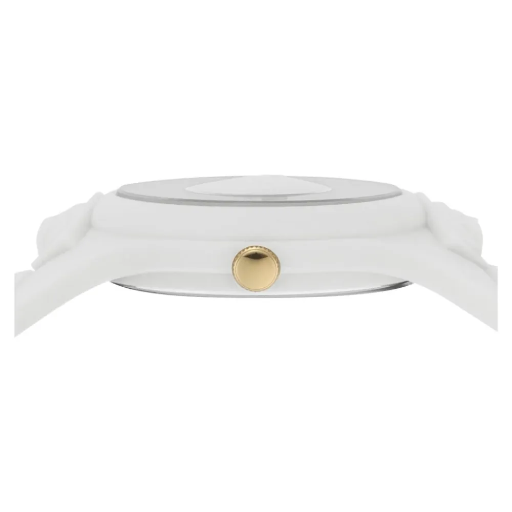 Ure<Versus Versace Sporty White and Gold Watch Hvid
