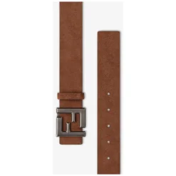 Bælter<Fendi Squared FF Bælte Brun