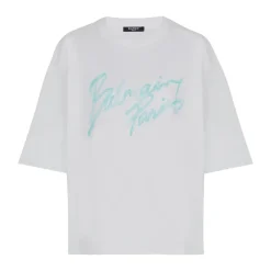 T-Shirts^Balmain SS Paris Bulky T-Shirt Hvid