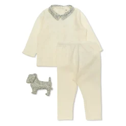 Bodystocking & Sæt<Bonpoint Sæt: Bluse, Bukser og Teddybjørn Beige