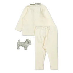 Bodystocking & Sæt<Bonpoint Sæt: Bluse, Bukser og Teddybjørn Beige