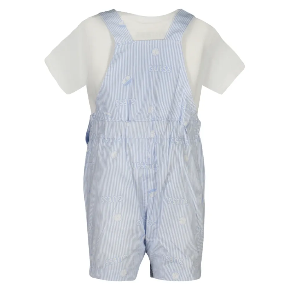 Bodystocking & Sæt^Guess Sæt med 2 Bodysuit og korte overalls Blå