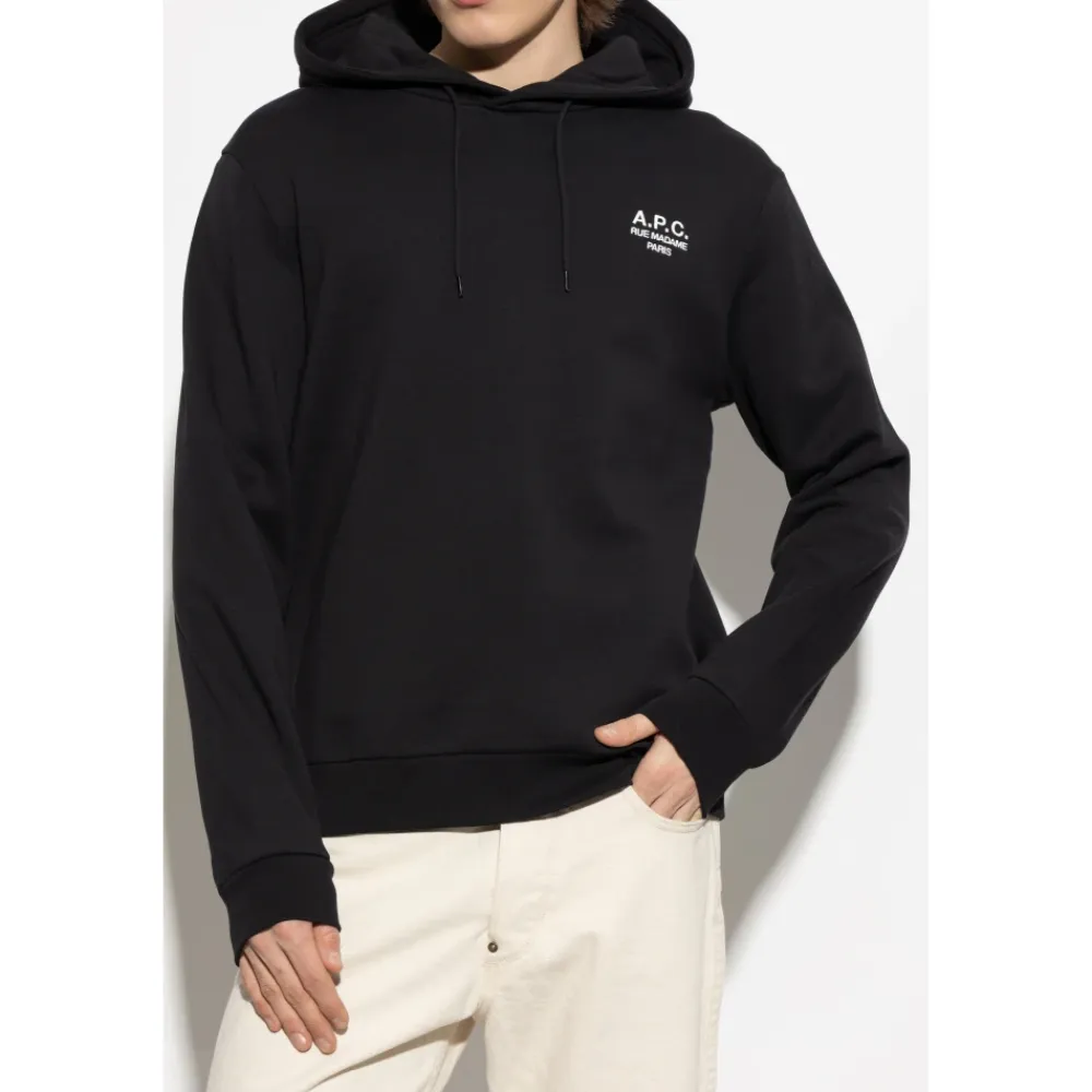 Trøjer^A.P.C. Standard Rue Madame Hættetrøje Sort