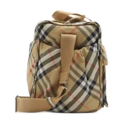 Tasker^Burberry Stilfuld Børns Skuldertaske Sand Beige