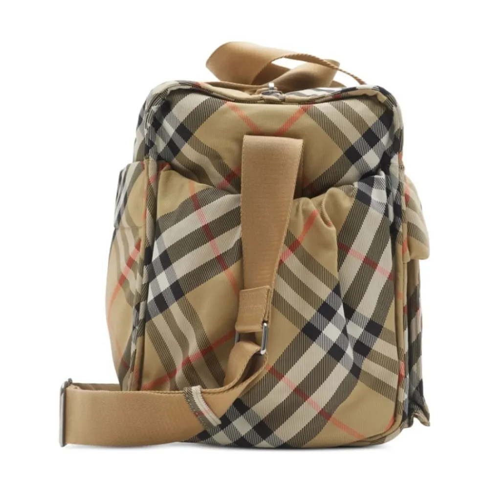 Tasker^Burberry Stilfuld Børns Skuldertaske Sand Beige