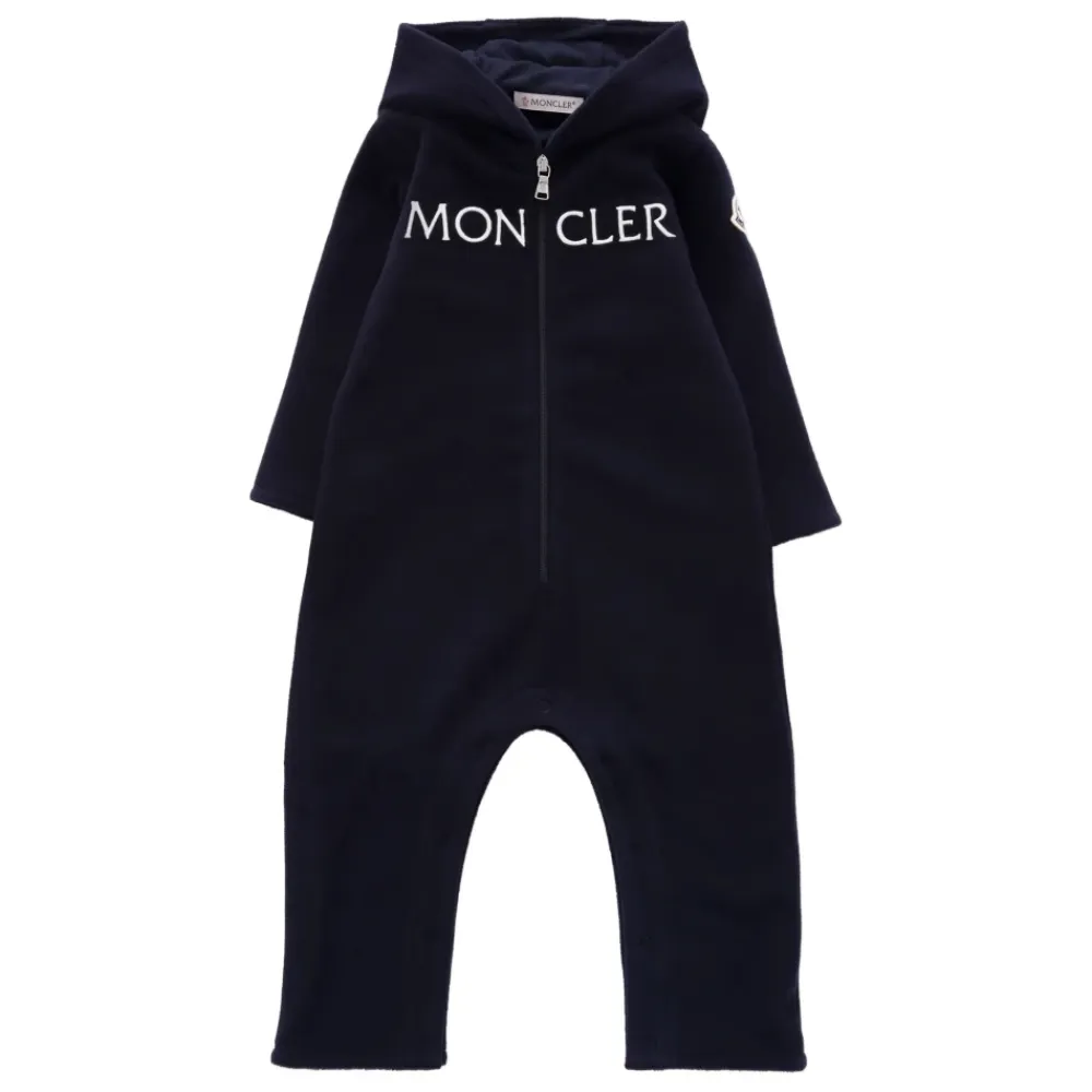Bodystocking & Sæt<Moncler Stilfuld Heldragt til Babyer Blå