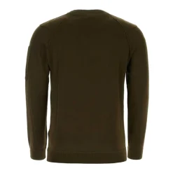 Trøjer|Sweatshirts^C.P. Company Stilfuld MAGLIA Skjorte Grøn