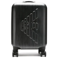 Kufferter<Emporio Armani Stilfuld Rejse Trolley Taske Grå