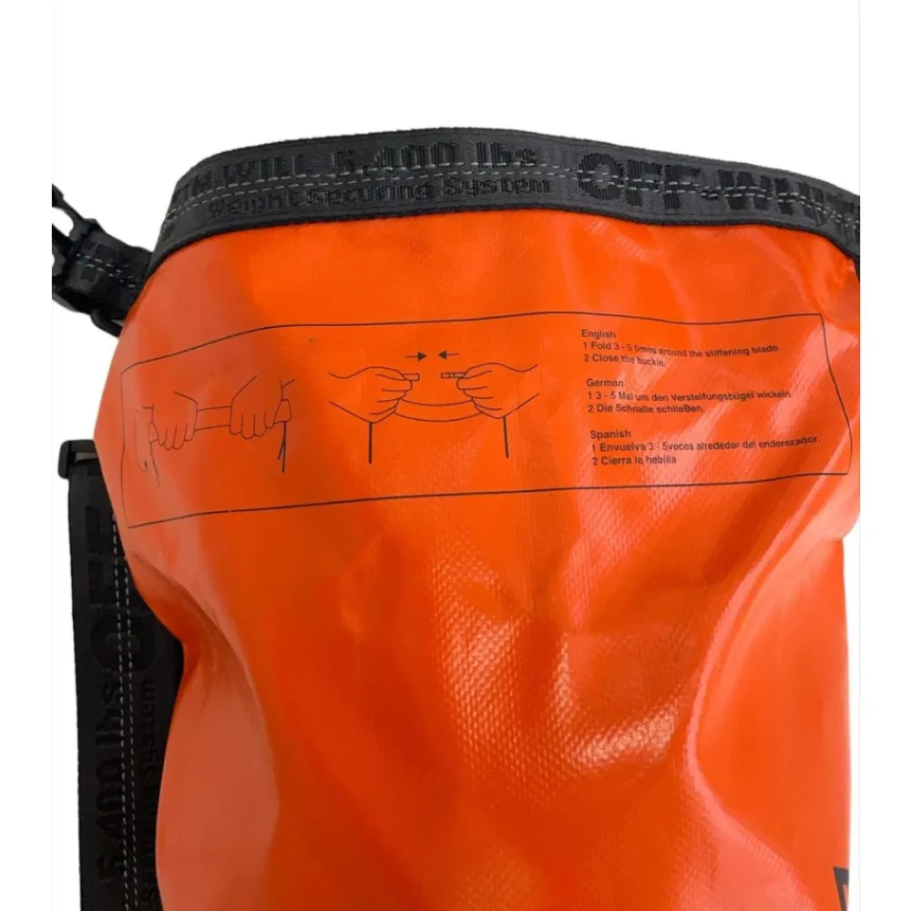 Tasker|Rejsetasker<Off White Stilfuld skuldertaske Orange