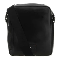 Tasker^Bally Stilfuld Læder Crossbody Taske Sort