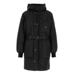 Frakker<RefrigiWear Stilfuld Polyester Parka Sort