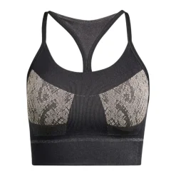 T-Shirts & Toppe^Adidas by Stella McCartney Stilfuld Sports BH til kvinder Sort
