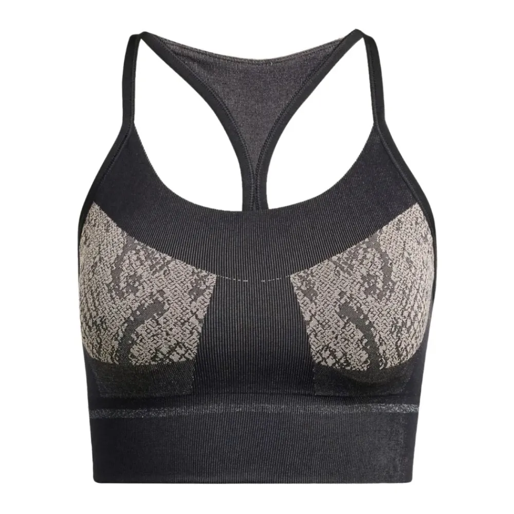 T-Shirts & Toppe^Adidas by Stella McCartney Stilfuld Sports BH til kvinder Sort