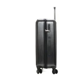 Kufferter<Emporio Armani Stilfuld trolley med 4 hjul og lynlåslukning Sort