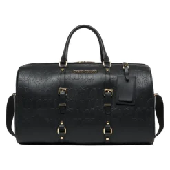 Tasker|Rejsetasker<Carlo Colucci Stilfuld Weekender Taske til Korte Ture Sort