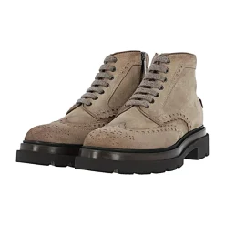 Støvler<Santoni Stilfulde ankelstøvler til kvinder Beige