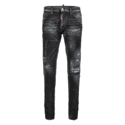 Jeans<Dsquared2 Stilfulde Denim Jeans Bukser Sort