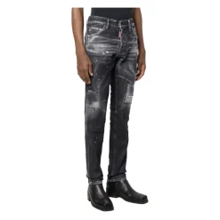 Jeans<Dsquared2 Stilfulde Denim Jeans Bukser Sort