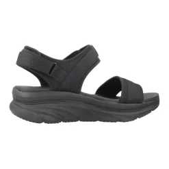 Sandaler^Skechers Stilfulde flade sandaler til kvinder Sort