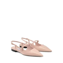 Ballerina Sko^Jimmy Choo Stilfulde flade sko med ankelspænde Pink