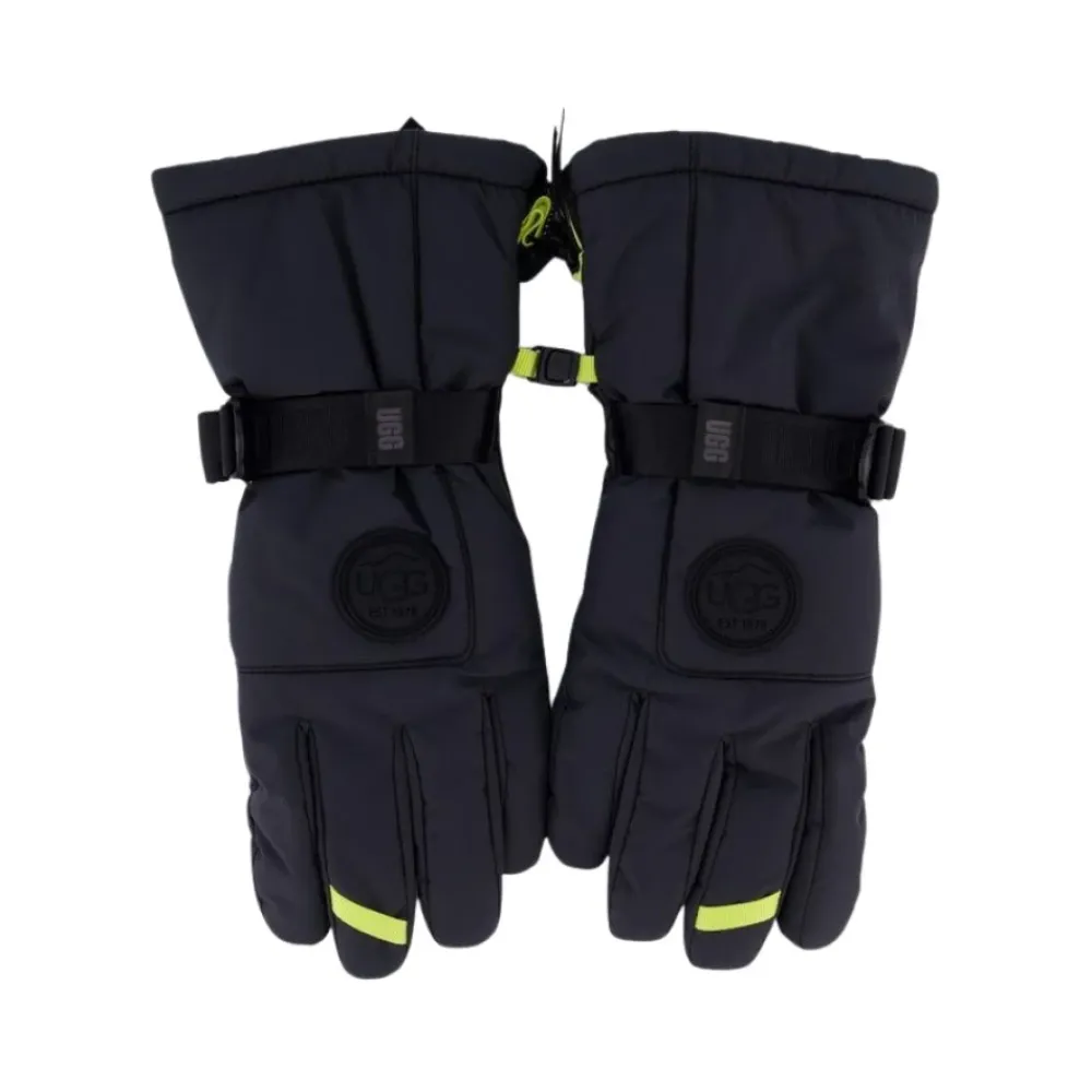 Handsker^UGG Stilfulde Gauntlet Handsker til Kvinder Sort