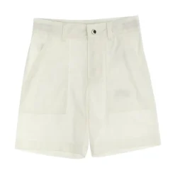 Underdele^Moncler Stilfulde e shorts med lommer Hvid
