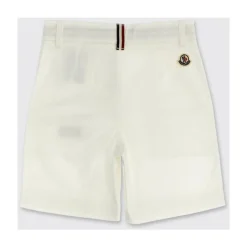 Underdele^Moncler Stilfulde e shorts med lommer Hvid