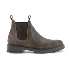 Chelsea Boots^19v69 Italia Stilfulde Ruskind Chelsea-støvler med Gummisål Grå
