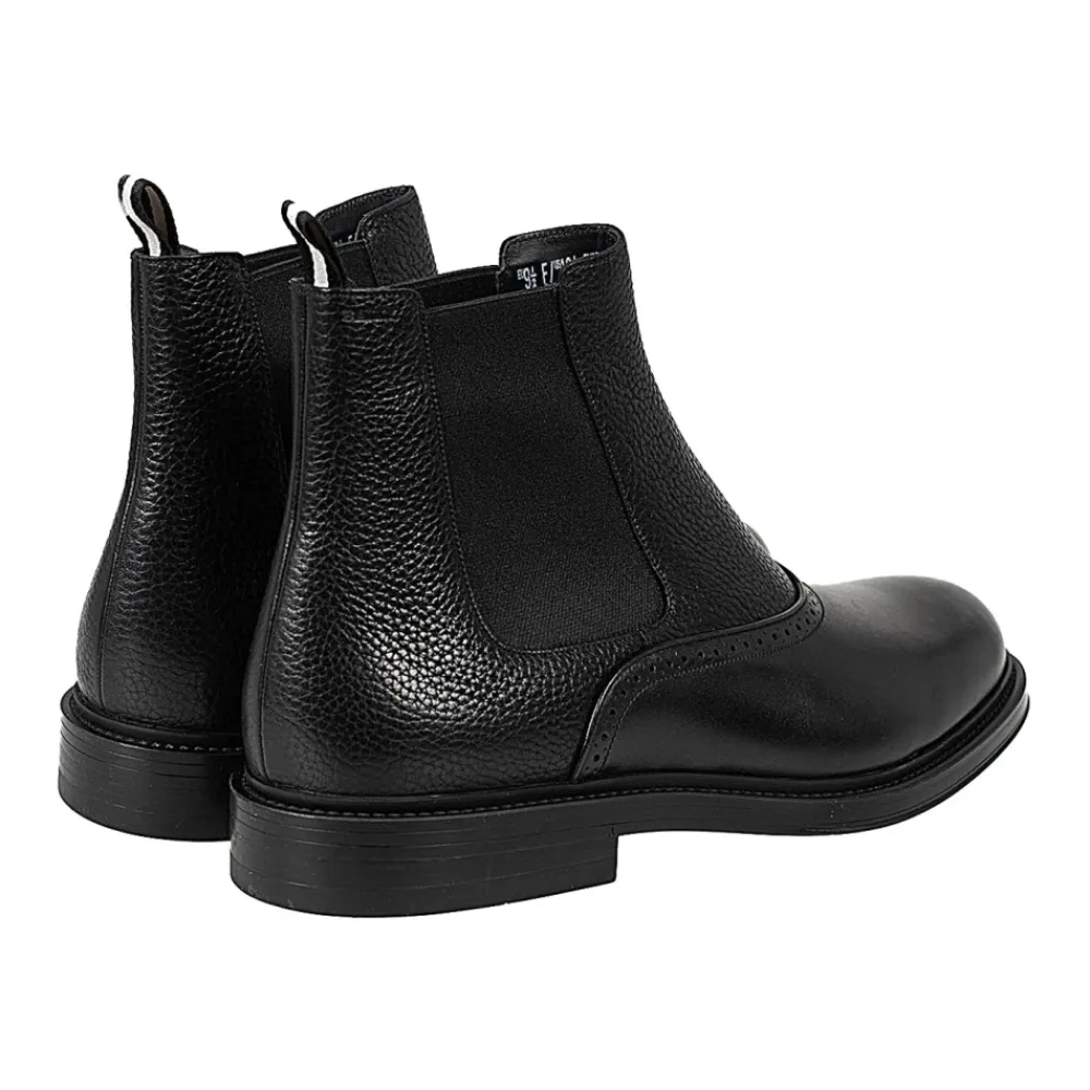 Chelsea Boots<Bally Stilfulde Slip-On Chelsea St?vler til M?nd Sort