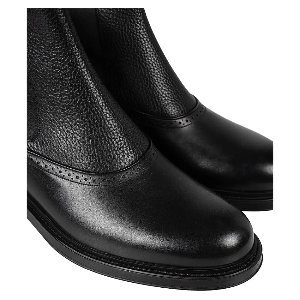 Chelsea Boots<Bally Stilfulde Slip-On Chelsea St?vler til M?nd Sort