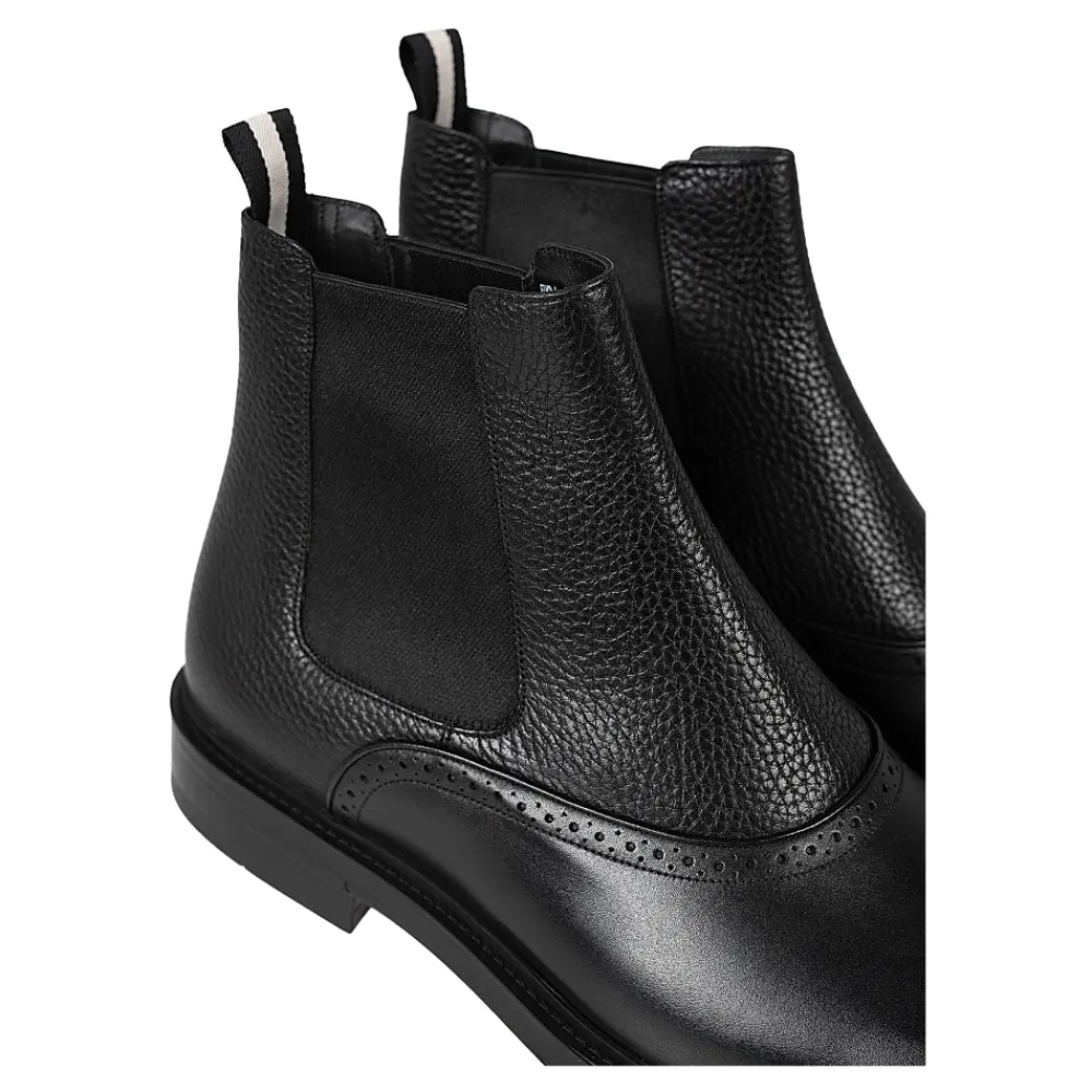 Chelsea Boots<Bally Stilfulde Slip-On Chelsea St?vler til M?nd Sort