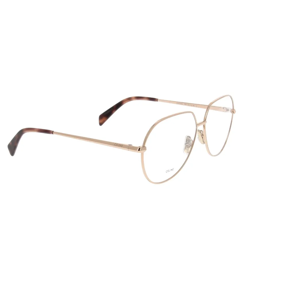 Briller<CELINE Stilfulde solbriller med unikt design Gul