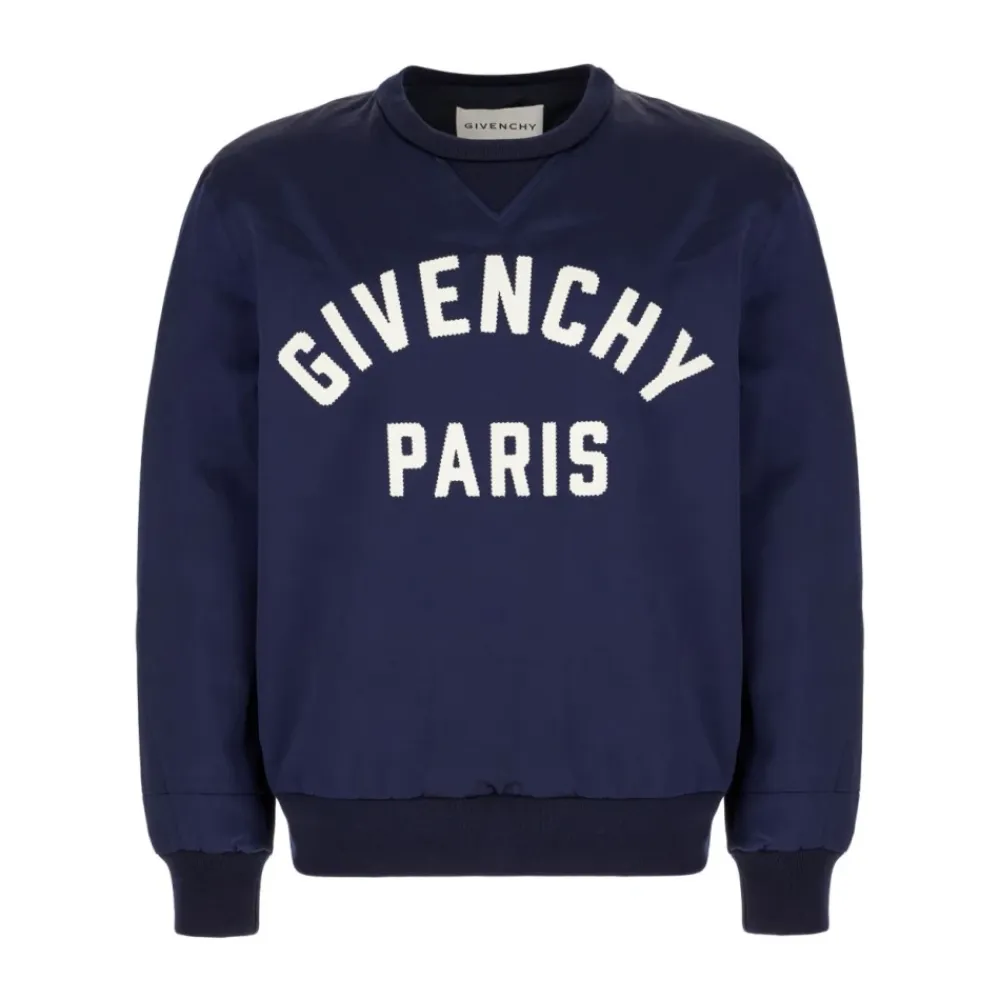 Sweatshirts^Givenchy Stilfulde Sweaters Kollektion Blå