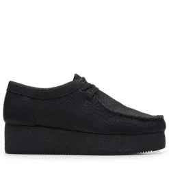 Snøresko^Clarks Stilfulde WALLACRAFT LO Sko Sort